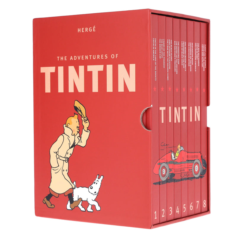 The Adventures of Tintin by Hergé: Compact Edition 8 Books Box Set - Ages 7+ - Hardback 7-9 HarperCollins Publishers