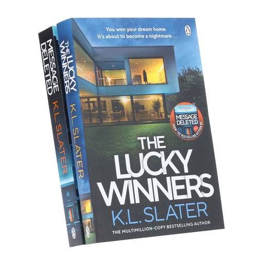K. L. Slater Novels (Message Deleted & The Lucky Winners) 2 Books Set - Fiction - Paperback Fiction Penguin Random House