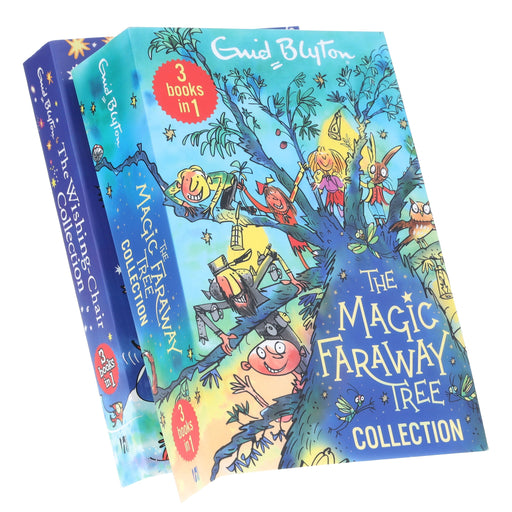 The Wishing-Chair & The Magic Faraway Tree By Enid Blyton 2 Books 6 Story Collection Set - Ages 5-8 - Paperback 5-7 Hachette