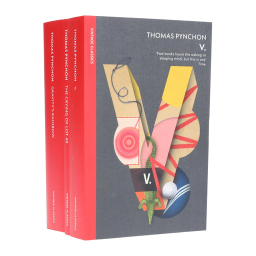 Thomas Pynchon Novels (V, The Crying of Lot 49 & Gravity's Rainbow) 3 Books Collection Set - Fiction - Paperback Fiction Penguin Random House