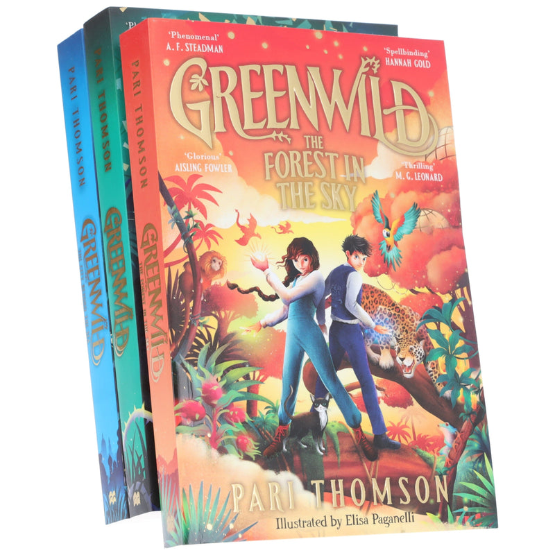 Greenwild Trilogy by Pari Thomson Illustrated 3 Books Collection Set - Ages 9-11 - Paperback 9-14 Pan Macmillan