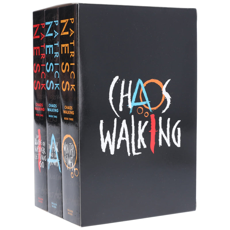 Chaos Walking Series By Patrick Ness 3 Books Box Set - Ages 14+ - Paperback Young Adult Walker Books Ltd