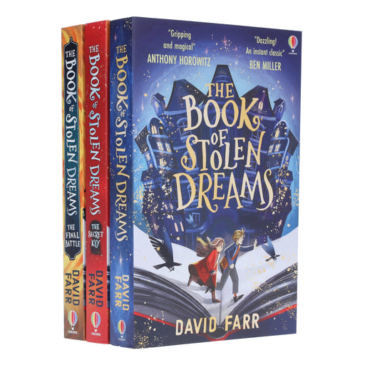 The Stolen Dreams Adventures By David Farr 3 Books Collection Set - Ages 9-12 - Paperback 9-14 Usborne Publishing Ltd
