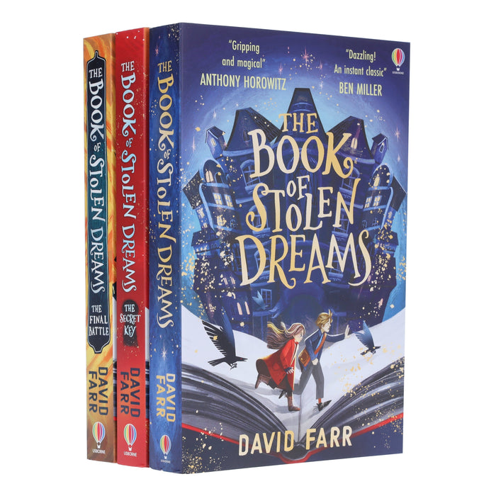 The Stolen Dreams Adventures By David Farr 3 Books Collection Set - Ages 9-12 - Paperback 9-14 Usborne Publishing Ltd