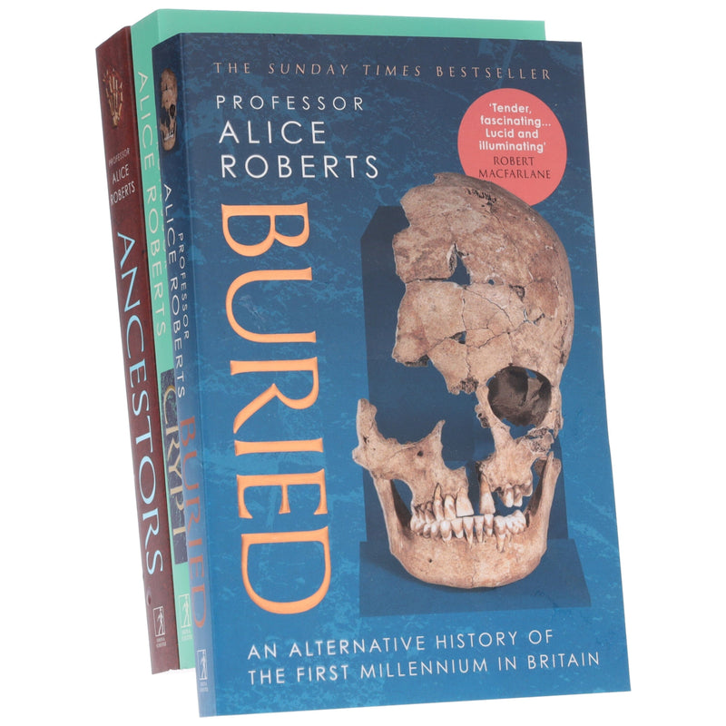 Ancestors, Buried & Crypt By Alice Roberts: 3 Books Collection Set - Non Fiction - Paperback Non-Fiction Simon & Schuster