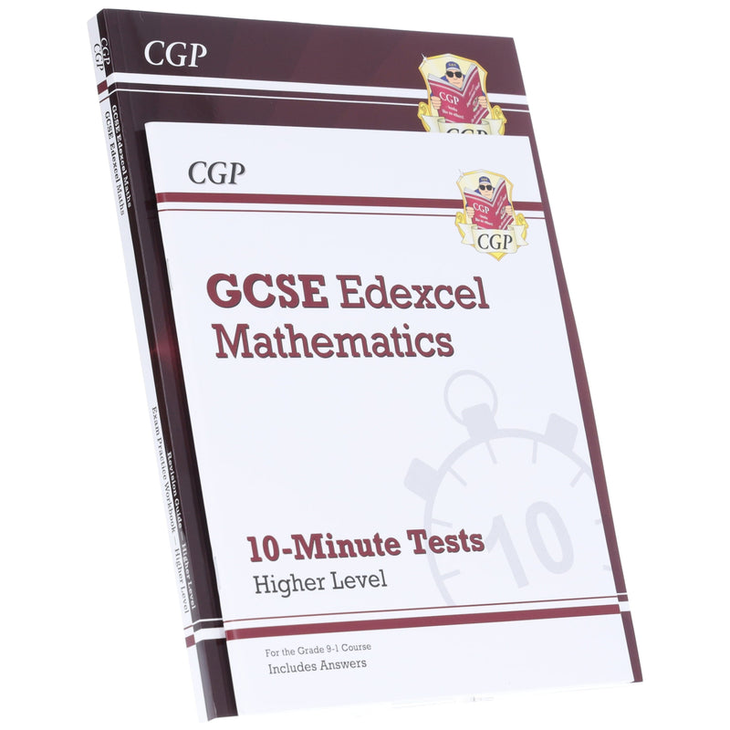 CGP GCSE Maths Edexcel Exam Revision Guide: Higher Level (Includes Online Edition, Videos & Quizzes) 3 Books Set - Paperback Young Adult Coordination Group Publications Ltd (CGP)