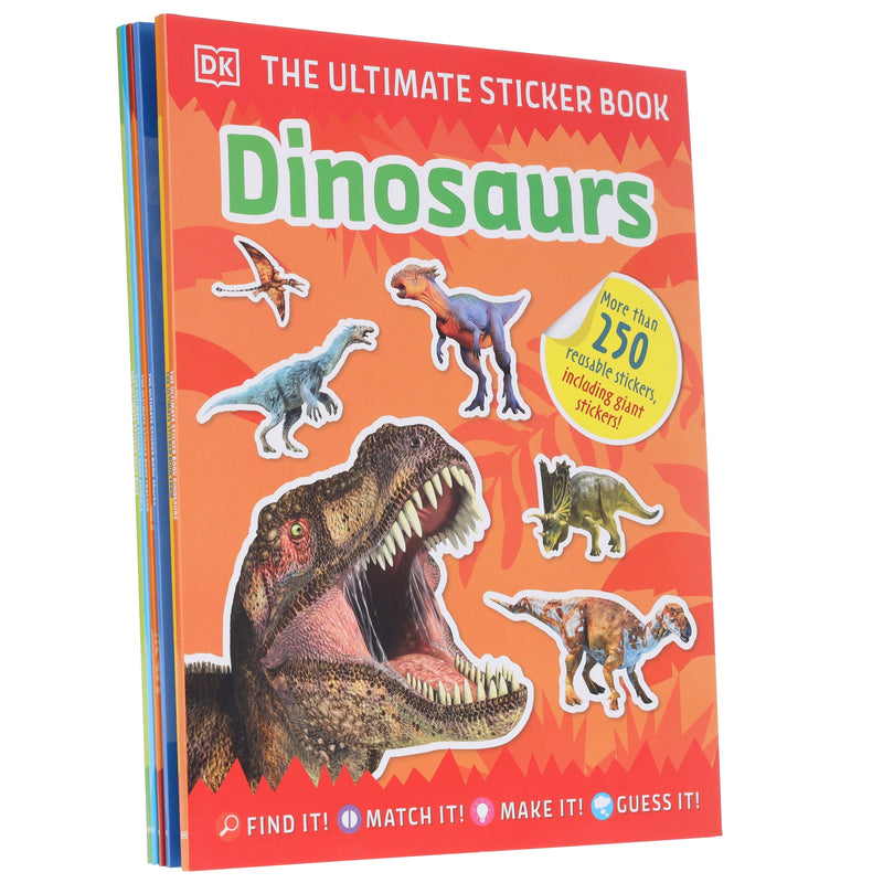 DK The Ultimate Sticker Book Series 6 Books Collection Set - Ages 5+ - Paperback 5-7 DK Children