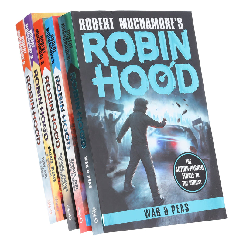 Robin Hood Series (Vol 6-10) by Robert Muchamore 5 Books Collection Set - Ages 12-17 - Paperback Young Adult Bonnier Books Ltd