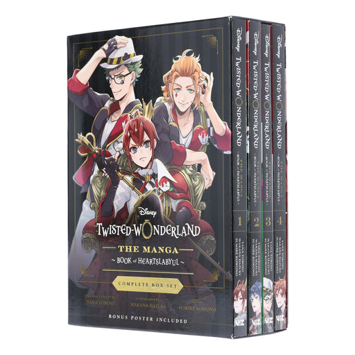 Disney Twisted-Wonderland: The Manga - Book of Heartslabyul 4 Books Complete Box Set - Manga - Paperback Young Adult Viz Media, LLC