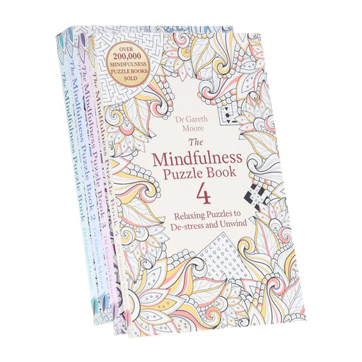 Mindfulness Puzzle Books by Dr Gareth Moore 4 Books Collection Set - Non Fiction - Paperback Non-Fiction Hachette