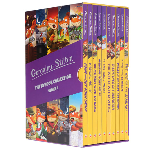 Geronimo Stilton Series 4: The 10 Books Collection Box Set - Ages 5-7 - Paperback B2D DEALS Sweet Cherry Publishing