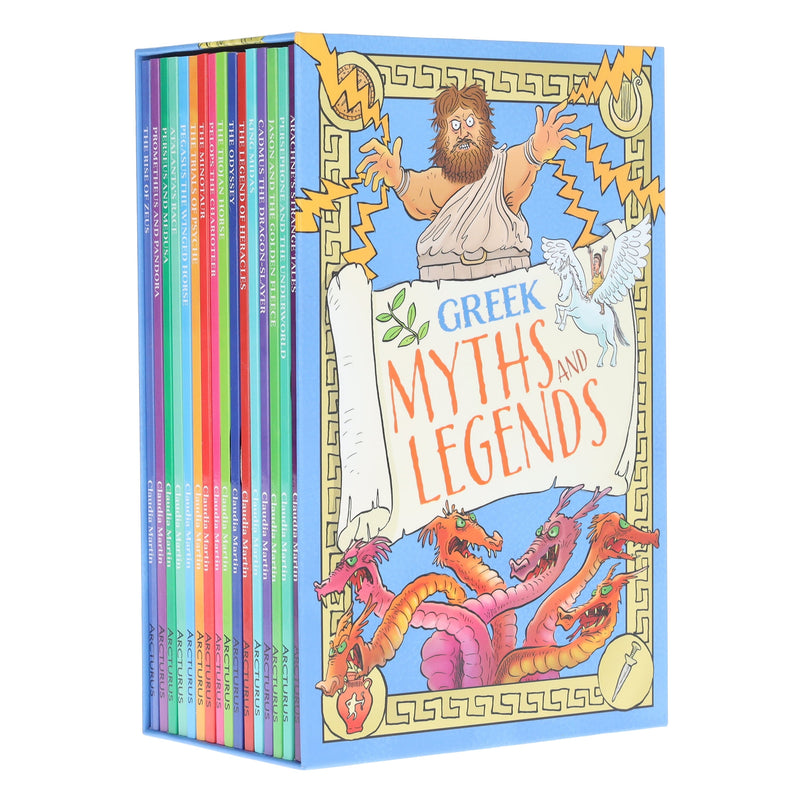 Greek Myths and Legends by Claudia Martin 16 Books Collection Box Set - Ages 7-11 - Paperback 7-9 Arcturus Publishing Ltd