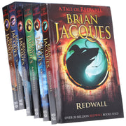 Redwall Series (Book 1-6) by Brian Jacques 6 Books Collection Set - Ages 8-12 - Paperback 9-14 Penguin Random House