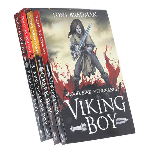 Viking Boy Series by Tony Bradman 4 Books Collection Set - Ages 9-12 - Paperback 9-14 Walker Books