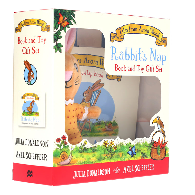 Tales from Acorn Wood: Rabbit's Nap Book and Toy Gift Set: A rhyming lift-the-flap board book and cute cuddly toy - Ages 1-5 - Paperback
