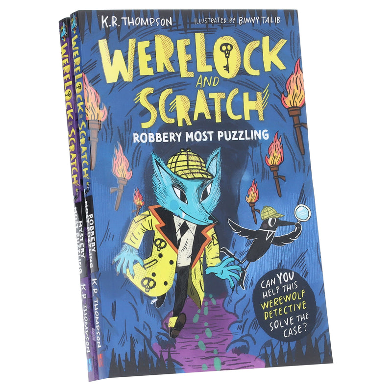 Werelock and Scratch Series by K.R. Thompson Illustrated 2 Books Collection Set - Ages 7+ - Paperback 7-9 Hachette