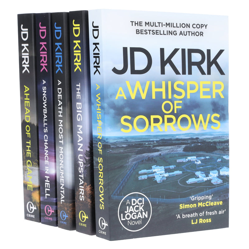 DCI Logan Crime Thrillers (Book 6-10) by JD Kirk 5 Books Collection Set - Fiction - Paperback Fiction Canelo