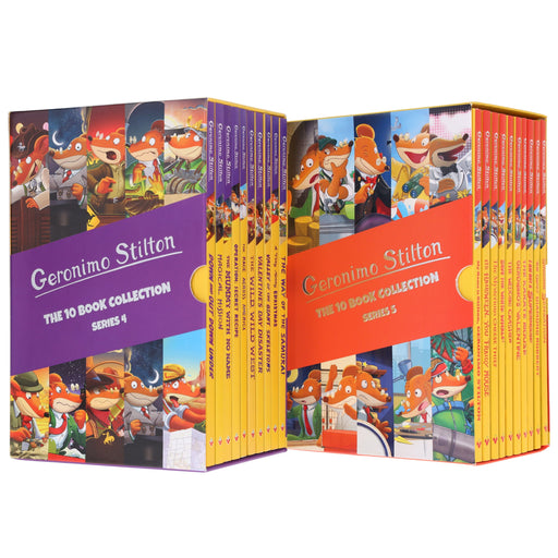 Geronimo Stilton Series 4 & 5 Collection 20 Books Box Set - Ages 5+ - Paperback 5-7 Sweet Cherry Publishing