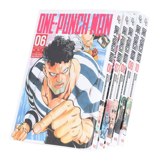 One-Punch Man Series (Vol 6-10) by ONE & Yusuke Murata 5 Books Collection Set - Manga - Paperback Graphic Novels Viz Media, LLC
