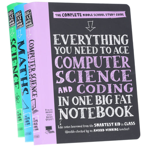 Big Fat Notebooks Series 3 Books Collection Set (The Complete Middle School Study Guide) - Non Fiction - Paperback Non-Fiction Workman Publishing