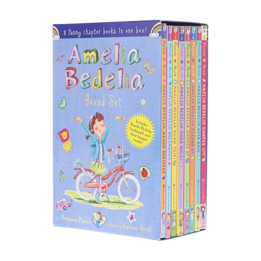 Amelia Bedelia Funny Chapter Books by Herman Parish Illustrated 8 Books Collection Box Set - Ages 6-10 - Paperback 5-7 HarperCollins Publishers