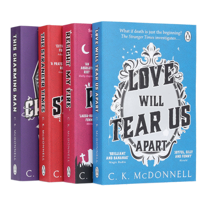 The Stranger Times Series by C. K. McDonnell 4 Books Collection Set - Fiction - Paperback Fiction Penguin Random House