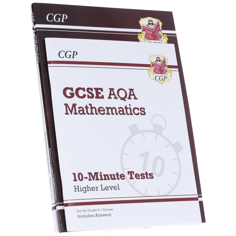 CGP GCSE Maths AQA Higher Level Exam Guide 3 Books Collection Set (Includes Online Edition, Videos & Quizzes)- Paperback Young Adult Coordination Group Publications Ltd (CGP)