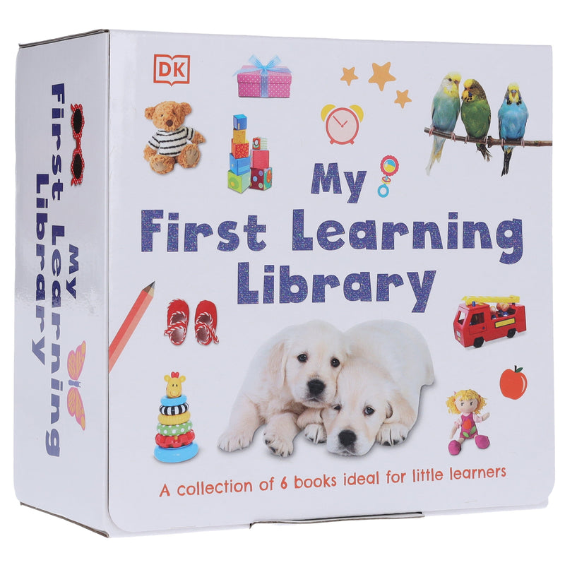 DK: My First Learning Library 6 Books Collection Box Set - Ages 0-5 - Board Book 0-5 DK