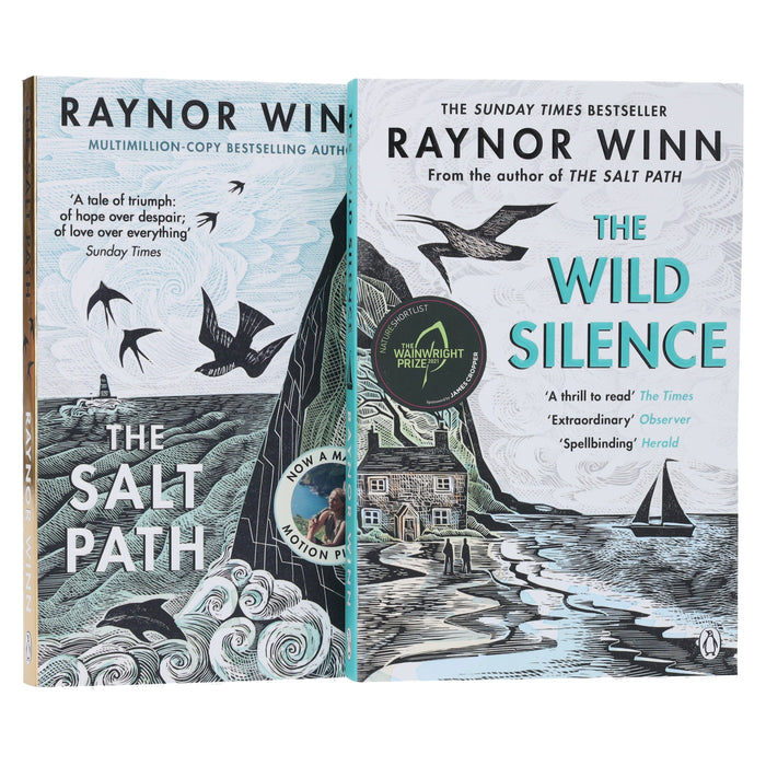 Raynor Winn Collection (The Wild Silence & The Salt Path) 2 Books Set - Non Fiction - Paperback Non-Fiction Penguin Random House