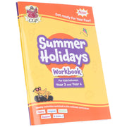 CGP Summer Holidays Activity Workbook (For kids between Year 3 & Year 4) 2 Books Set - Paperback 7-9 Coordination Group Publications Ltd (CGP)