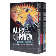 Alex Rider by Anthony Horowitz 7 Graphic Novel Adventures Box Set - Ages 8-16 - Paperback Graphic Novels Walker Books