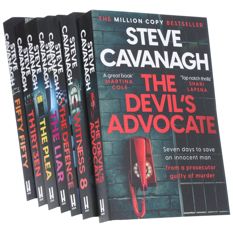 Eddie Flynn Series By Steve Cavanagh 7 Books Collection Set - Fiction - Paperback Fiction Hachette