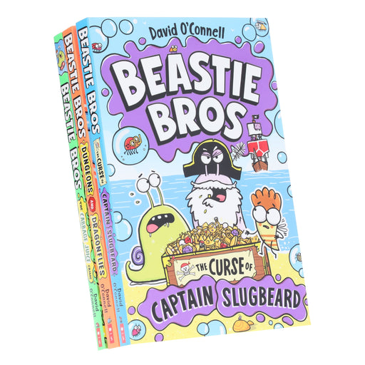 Beastie Bros Series by David O'Connell Illustrated 3 Books Collection Set - Ages 7+ - Paperback 5-7 Scholastic