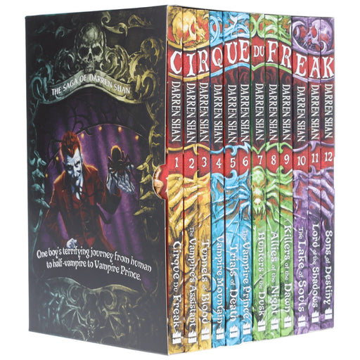 The Saga of Darren Shan Cirque du Freak Complete Collection Of 12 Books Set By Darren Shan - Ages 9-14 - Paperback 9-14 HarperCollins Publishers