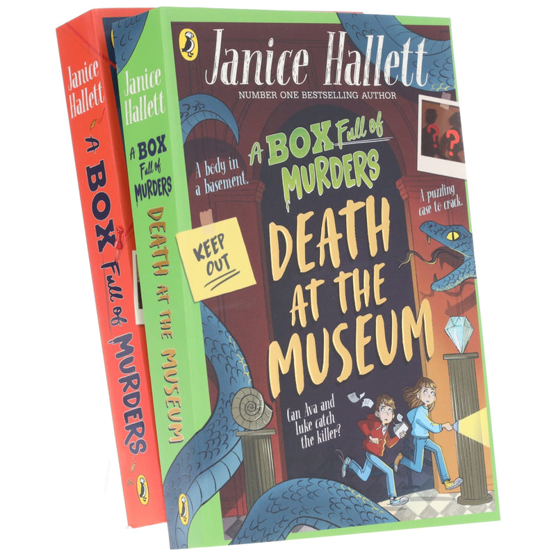 A Box Full of Murders Series by Janice Hallett Illustrated 2 Books Collection Set - Ages 9+ - Paperback 9-14 Penguin Random House