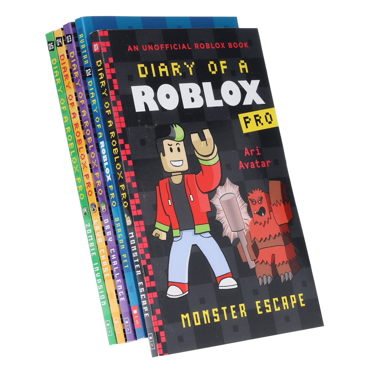 Diary of a Roblox Pro by Ari Avatar 5 Books Collection Set - Ages