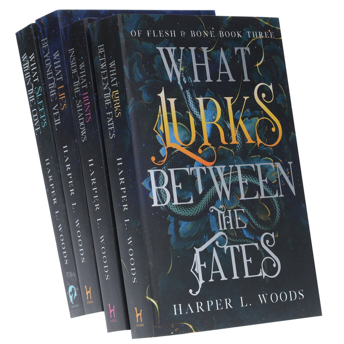 Of Flesh & Bone Series By Harper L. Woods 4 Books Collection Set - Fiction - Paperback Fiction Hachette