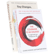 The Courage to be Disliked, The Courage to be Happy & Atomic Habits 3 Book Collection Set - Non Fiction - Paperback B2D DEALS Various