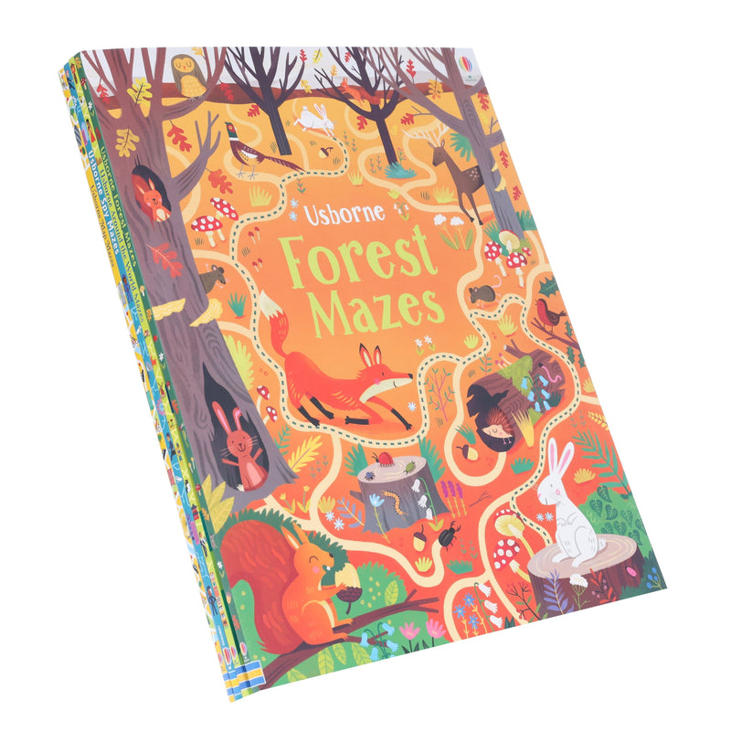 Usborne Mazes Series by Sam Smith 4 Books Collection Set - Ages 5+ - Paperback 5-7 Usborne Publishing Ltd