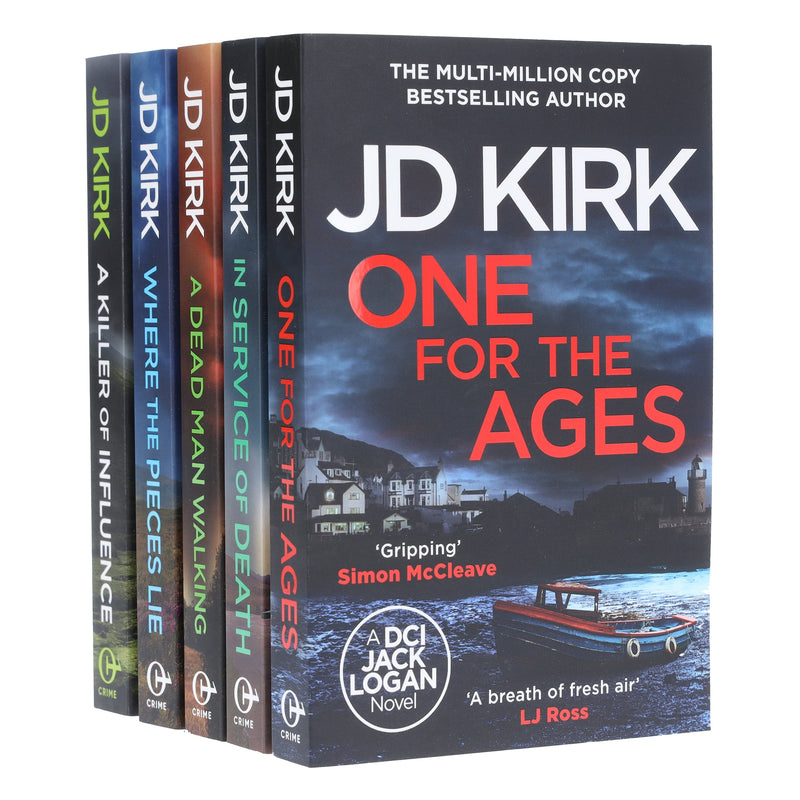 DCI Logan Crime Thrillers (Book 16-20) by JD Kirk 5 Books Collection Set - Fiction - Paperback Fiction Canelo