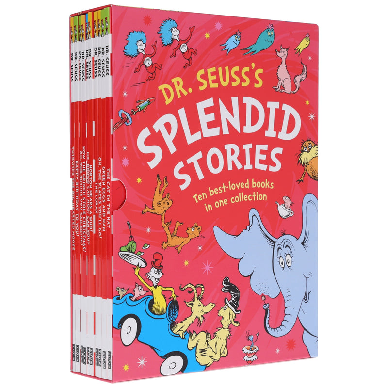 Dr. Seuss’s Splendid Stories 10 Books Collection Box Set - Ages 3+ - Paperback 0-5 HarperCollins Publishers