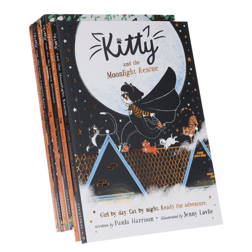 Kitty's Superhero Adventures by Paula Harrison 6 Books Collection - Ages 5+ - Paperback 5-7 Oxford University Press