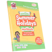 CGP Summer Holidays Activity Workbook (For kids between Year 1 & Year 2) With 100+ Stickers: 2 Books Set - Paperback 5-7 Coordination Group Publications Ltd (CGP)