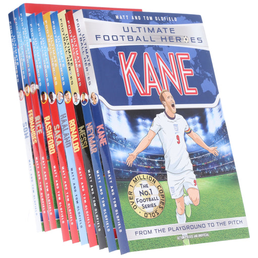 Ultimate Football Heroes Series 1 Collection 10 Books Set By Matt Oldfield, Tom Oldfield - Ages 7+ - Paperback 7-9 Bonnier Books Ltd