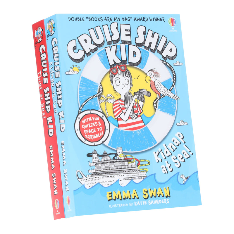 Cruise Ship Kid Series by Emma Swan Illustrated 2 Books Collection Set - Ages 8+ - Paperback 7-9 Usborne Publishing Ltd