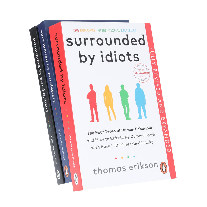 Surrounded By Narcissists, Psychopaths & Idiots By Thomas Erikson 3 Books Collection Set - Non Fiction - Paperback Non-Fiction Penguin Random House