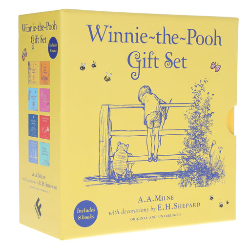 Classic Winnie-the-Pooh Illustrated 8 Books Gift Box Set by A. A. Milne - Ages 5+ - Hardback 5-7 HarperCollins Publishers