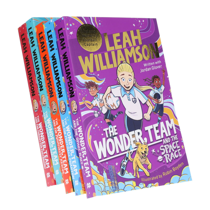 The Wonder Team Series By Leah Williamson Illustrated 5 Books Collection Set - Ages 9-11 - Paperback 9-14 Pan Macmillan
