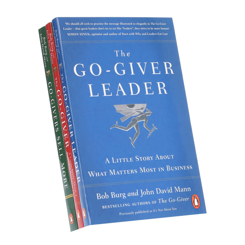 The Go-Giver Series by Bob Burg & John David Mann 3 Books Collection Set - Non Fiction - Paperback Non-Fiction Penguin Random House