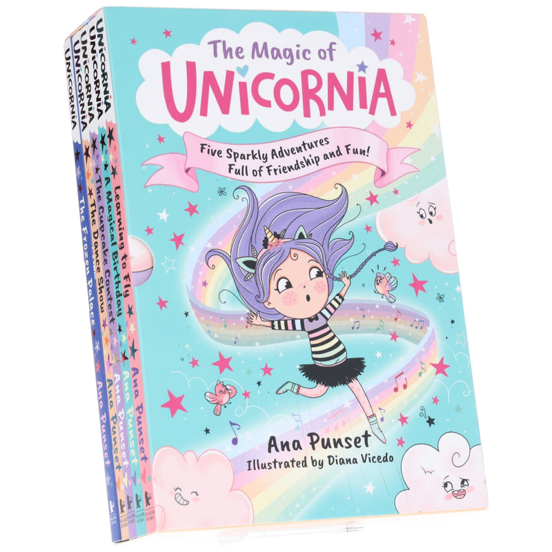 The Magic of Unicornia Series by Ana Punset Illustrated 5 Books Collection Box Set - Ages 5+ - Paperback 5-7 Walker Books Ltd